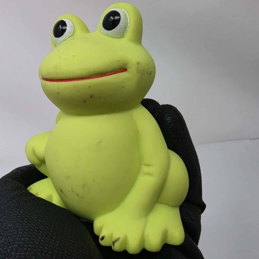 Vital Baby Rubber Frog Green Toys Lot of 3